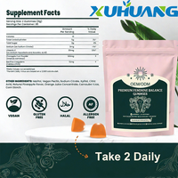 Complément alimentaire à base de plantes personnalisé OEM/ODM, vitamines C, B6, B12, gommes premium pour l'équilibre féminin, probiotiques pour femmes