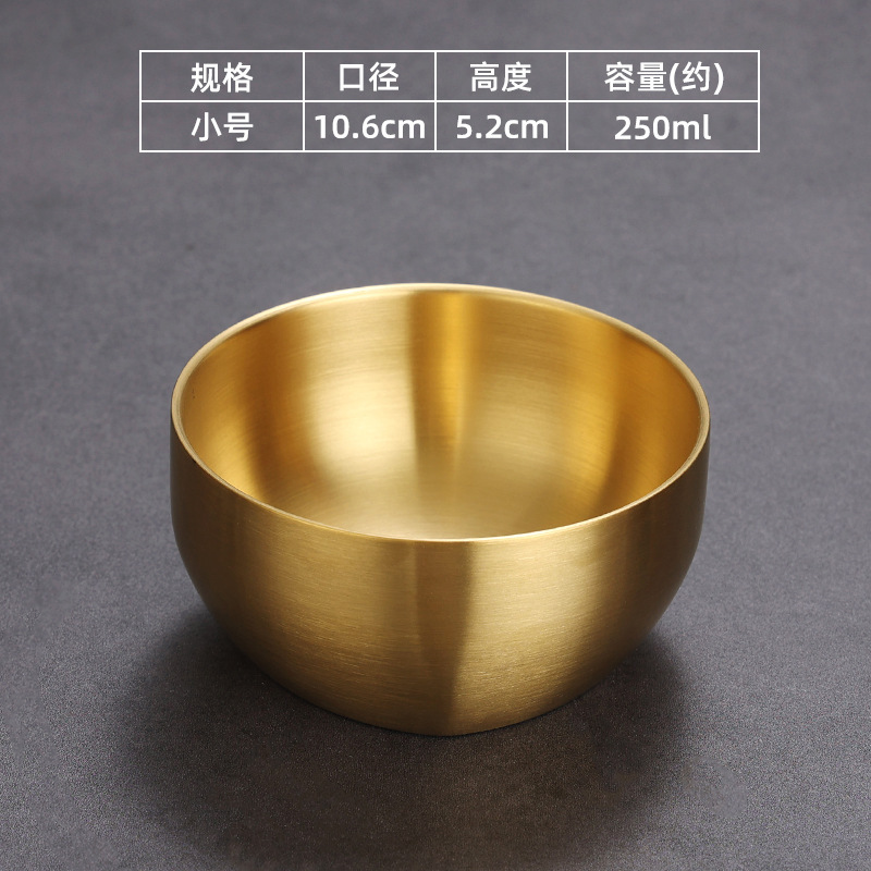 10cm square bowl (gold)
