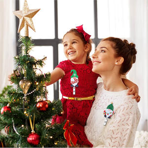 Nouveau design de bobine d'insigne de rétracteur de flocon de neige cadeau de Noël pour accessoires de porte-badge - Product Image 3