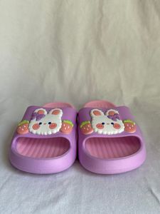 Purple Slippers 26-27 175mm Anti-Slippery PVC Sole Home Wear - Product Image 4