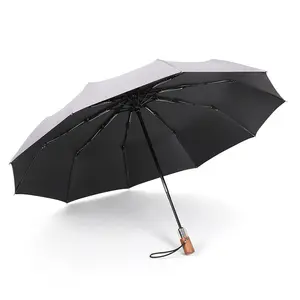 热卖自动折叠彩虹豪华3折叠夏季遮阳伞，适合定制标志的商店