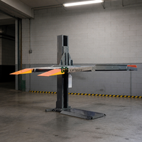 Lève-voiture monopoteau pour gain de place dans le garage et rangement de véhicules