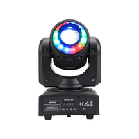 Iluminación de escenario multicolor de 60W, lámpara LED con cabezal móvil, patrón de comercio electrónico transfronterizo, efecto de tira de teñido, emisión RGBW