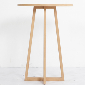 Mesa Auxiliar Redonda de Madera de Lujo, Estilo Nórdico Moderno y Minimalista, Mesas de <span class=keywords><strong>Bar</strong></span> <span class=keywords><strong>para</strong></span> Tiendas, <span class=keywords><strong>Alquiler</strong></span> <span class=keywords><strong>para</strong></span> <span class=keywords><strong>Eventos</strong></span> y Bodas - Product Image 3