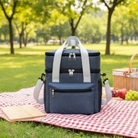 Sac isotherme personnalisé avec logo, étanche et léger, idéal pour les repas, la livraison de nourriture, la bière, le vin et les pique-niques