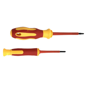 Geïsoleerde schroevendraaierset, duurzaam voor werkplaats, 10-delig VDE precisie met etui en magnetische punten in professionele gereedschapskoffer - Product Image 6
