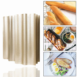 Bandeja De Hojas Pan Para Hornear Bandejas Panaderia Aluminio <span class=keywords><strong>Sartenes</strong></span> Acero Inoxidable Francesa Horno 6 Moldes Malla - Product Image 3