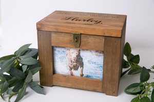 Customizable Modern Solid Wood Pet <strong>Urn</strong> High-End MDF Casket Memorial Cremation Ash <strong>Urn</strong> for <strong>Cats</strong> Humans Logo Options Custom Sizes - Product Image 2