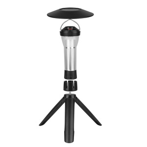 Linterna de camping LED recargable por USB, luz para exteriores con trípode y modo linterna para acampar - Product Image 2