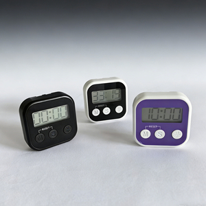 มัลติฟังก์ชั่นอิเล็กทรอนิกส์ LCD นาฬิกา<span class=keywords><strong>จับเวลา</strong></span>ทำอาหารในครัว ฐานแม่เหล็ก แบตเตอรี่เอเอ็นเอเอ นาฬิกาปลุกนักเรียนแบบพกพาเป็นมิตรกับสิ่งแวดล้อม - Product Image 3