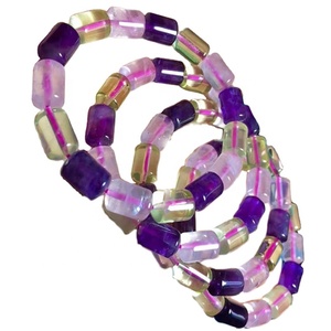 Di alta Qualità Ametista Citrino Perle di <span class=keywords><strong>Quarzo</strong></span> <span class=keywords><strong>Rosa</strong></span> Braccialetto Ametista Braccialetti di Perline - Product Image 3