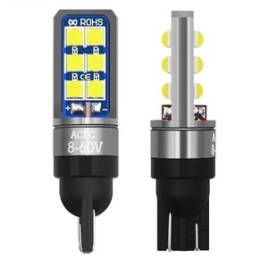 Feux de positionnement LED pour voiture T10 T15 3030 12SMD, feux de recul haute luminosité, feux de plaque d'immatriculation, lampes de marquage LED 5W 500LM - Product Image 2