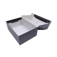 Boîtes à chaussures rigides écologiques haut de gamme personnalisées, design imperméable, laminage mat, éponge, emballage portable réutilisable, logo personnalisé