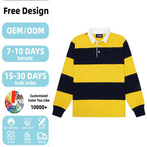 <span class=keywords><strong>Polo</strong></span> de <span class=keywords><strong>rugby</strong></span> pesado de algodón al por mayor, uniformes escolares clásicos de alta calidad, <span class=keywords><strong>Polo</strong></span> de gran tamaño a rayas, <span class=keywords><strong>Polo</strong></span> de <span class=keywords><strong>rugby</strong></span> personalizado - Product Image 2