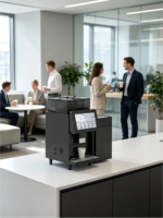 Máquina de Café OCS Bean to Cup con Leche Fresca, Pantalla Táctil y Sistema de Pago Múltiple