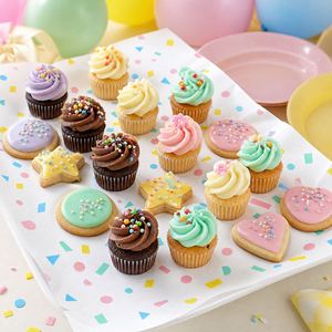 Colorful Printed Greaseproof <b>Paper</b> for Kids Parties Desserts Snacks Bakeries and Family Restaurants - Product Image 2