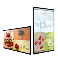 Écran d'affichage publicitaire LCD 43 pouces 2K avec système Android Wifi, lecteur d'affichage numérique pour la publicité dans les restaurants