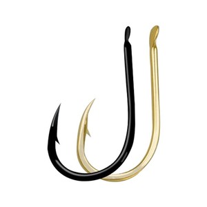 Anzuelos de pesca Gamakatsu negros, tamaño 4, con púas, para pesca en el mar, para pescar plátanos, paquete de 78 - Product Image 2