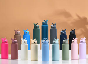 Botella de Agua Deportiva Personalizada de Acero Inoxidable, Gran Capacidad de 1L, Doble Pared, Aislada al Vacío, Ecológica, Portátil, con Pajita - Product Image 4