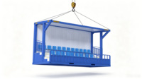 Tribune sportive préfabriquée de type conteneur, 32 sièges, gradins amovibles pour terrain de football, sièges de stade, structure sportive CTN-32