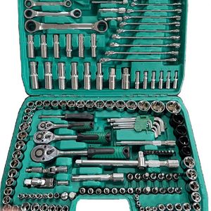 Oferta Especial: Kit de Herramientas Mecánicas para Auto CR-V de 151 Piezas, Personalizado OEM, 1 Juego para Reparación de Autos y Bicicletas, Incluye Llave de Trinquete y Llave Dinamométrica - Product Image 4