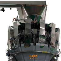 Machine d'emballage automatique de biscuits avec peseur à 14 têtes et élévateur à godets |   Machine d'emballage pour l'industrie alimentaire