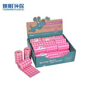 Bolsas para excremento de perro OEM de lujo sostenible, diseño de dibujos animados, material engrosado, biodegradables, de almidón de maíz PLA, compostables, en rollo, a prueba de fugas - Product Image 4