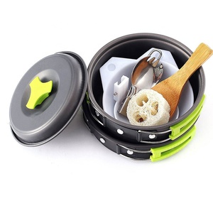 Kongbo Bộ dụng cụ nấu nướng Cắm Trại Di động dã ngoại ngoài trời 1-2 người - Product Image 1