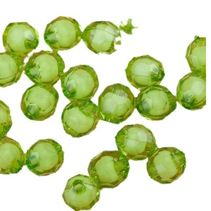 Acrylic <b>Beads</b> 8mm 32-Faceted Angle Loose <b>Beads</b> For Jewelry Making Wholesale Bulk Pack - Product Image 5