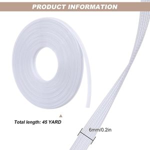 Cinta de poliéster personalizada para forro de prendas, en 6MM, 8MM, 10MM, 12MM, 15MM, de plástico PP, para accesorios de ropa, corsés, cuellos y bolsos. - Product Image 6