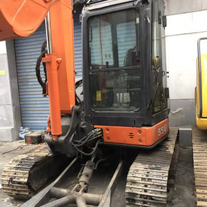 Excavatrice d'occasion HITACHI ZX55 5 tonnes, prête à l'emploi, hydraulique sur chenilles, haute qualité, origine Japon, vidéo testée - Product Image 1