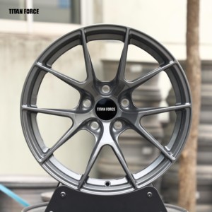 Ruedas de coche de carreras TITAN 19 20 21 22 pulgadas cóncavas negras Jante 5x112 5x114.3 5x120, ruedas forjadas para <span class=keywords><strong>BMW</strong></span> X5 X6 X3 X4 F15 F16 E70 - Product Image 1