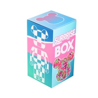 Caja Misteriosa Personalizada con Logotipo Impreso, Caja de Embalaje Sorpresa de Cartón Colorido para Juguetes Coleccionables, Cartas de Juego, Pequeños Regalos