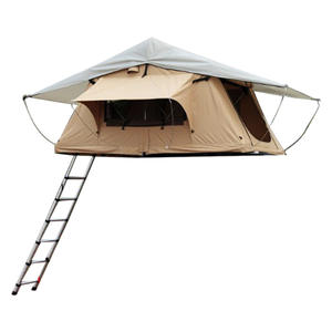 Tente de toit de voiture à ouverture rapide, imperméable, coupe-vent, double couche, en tissu Oxford, pour <span class=keywords><strong>camping</strong></span> en plein air et voyages en voiture - Product Image 1