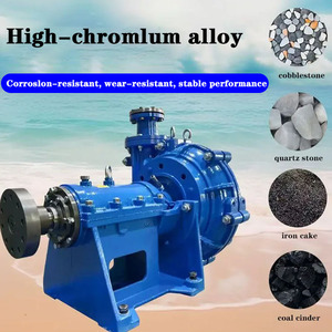 Bomba Fraccionaria Horizontal Resistente al Desgaste, Directo de Fábrica, para Tratamiento de Lodos en Plantas de Lavado de Carbón y Minería - Product Image 2