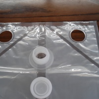 Sacs transparents personnalisés en NY/PET/PE de 3L, 5L, 25L pour contenants internes, sacs Bag-in-Box avec valve pour l'emballage de liquides