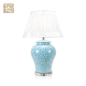 Chất lượng cao hiện đại màu xanh hoa gốm Bar bảng đèn điện ấm trắng dẫn bóng đèn sợi đốt 220V AC cung cấp điện trống - Product Image 6