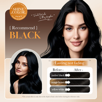 Promo Panas BIOAQUA Sampo Pewarna Rambut Hitam dari Bubur Beras Mentah, Mudah Digunakan, Pewarna Rambut Alami dari Tumbuhan 500ml, Menutupi Uban, Grosir