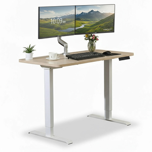 Scrivania Elettrica Regolabile in Altezza con Doppio Motore, Arredo Ufficio Moderno, <span class=keywords><strong>Tavolo</strong></span> Esecutivo Sit-Stand per <span class=keywords><strong>Studio</strong></span> - Product Image 4