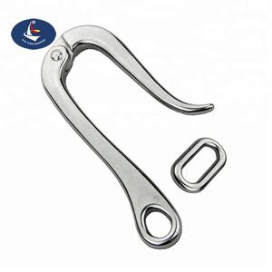 Mousqueton en acier inoxydable pour bateau de yacht et matériel marin Mousqueton à maillon rapide Mousqueton à ressort avec oeil - Product Image 2