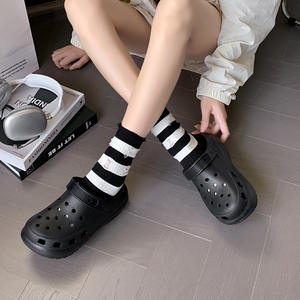 Zuecos de Plataforma para Mujer, Verano 2025, Nuevos, con Suela Gruesa que Aumenta la Altura, Suela Suave, Punta Cerrada, Estilo Extranjero - Product Image 3