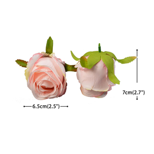 50 Uds., superventas, <span class=keywords><strong>rosas</strong></span> <span class=keywords><strong>de</strong></span> seda con cabeza <span class=keywords><strong>de</strong></span> Rosa artificial, <span class=keywords><strong>rosas</strong></span> rojas Vintage para decoraciones <span class=keywords><strong>de</strong></span> boda para fiestas en casa - Product Image 2