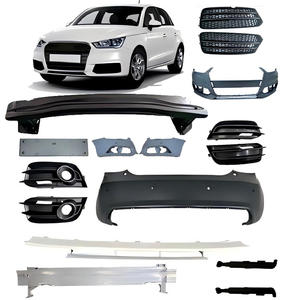 Pièces de pare-chocs avant et arrière pour <span class=keywords><strong>Audi</strong></span> A1 2014 2017 couvercle de phare antibrouillard becquet/renfort/buse de rondelle OEM Fit pièces de carrosserie de voiture - Product Image 1