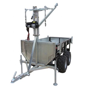 Remolque para ATV, Remolque Utilitario Pequeño para ATV para Madera, Remolque de Carga Baja, <span class=keywords><strong>Remolques</strong></span> Utilitarios <span class=keywords><strong>Pequeños</strong></span> para ATV - Product Image 1