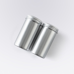 Custom Medicine Capsule Vitamin Bottle Supplement Bottle Aluminum <b>Pill</b> Bottle with Screw Cap - Product Image 4