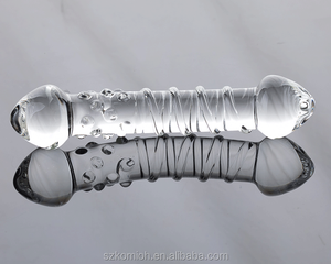 Hot Selling Lage Prijs <span class=keywords><strong>7</strong></span> <span class=keywords><strong>Inch</strong></span> 17.5Cm Realistische Lange Enorme <span class=keywords><strong>Dildo</strong></span> Clear Glas Crystall <span class=keywords><strong>Dildo</strong></span> - Product Image 6