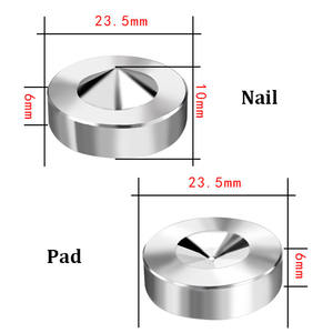 Hifi ارتفاع الوقوف قدم + وسادة الصوت OEM النحاس الروديوم وسادة تخميم مكبر للصوت الوقوف HIFI امتصاص الصدمات المتكلم مسمار - Product Image 2