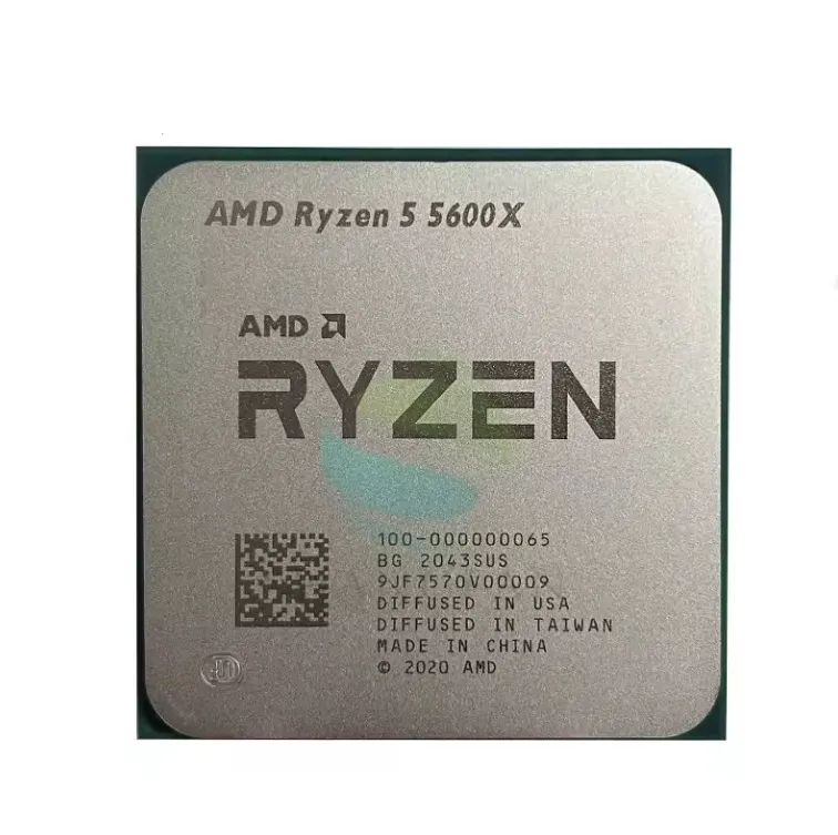 AMD R5 5600X 3,7 GHz Sechskern zwölf-Schaden 65 W CPU Prozessor L3=32M 100-000000065 Steckdose AM4 KEIN Kühlventilator