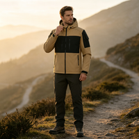 Veste de randonnée 3-en-1 en peau de requin 620g personnalisée, coupe-vent imperméable Gorpcore à marque privée, chaîne d'approvisionnement OEM complète