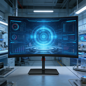 Nuevo Monitor <span class=keywords><strong>de</strong></span> Computadora <span class=keywords><strong>de</strong></span> Alta Definición en Oferta, 27 Pulgadas, 180hz, 2k, Pantalla Curva LED, para Juegos <span class=keywords><strong>de</strong></span> Escritorio - Product Image 2